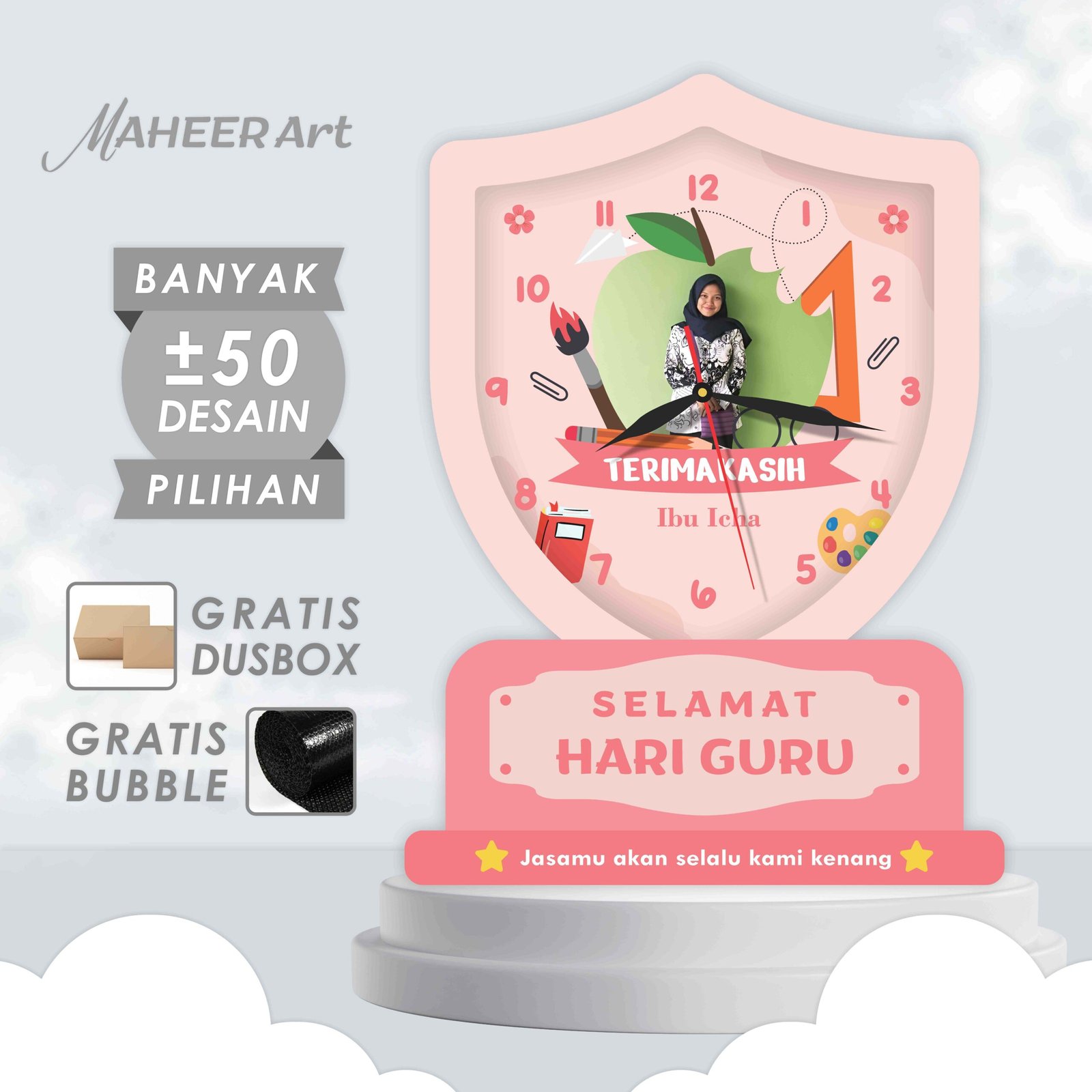 hampers custome jam untuk guru guru pla ft 001 hampers custome jam untuk guru guru pla ft 001